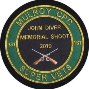 MULROY CPC  SUPER  VETS Shoot Club Hand Embroidered Blazer Badge
