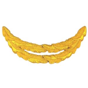 Gold Wire Oak Leaf Scrambled Egg for RN Royal Navy Admirals Peaked Cap Hand Embroidered peak