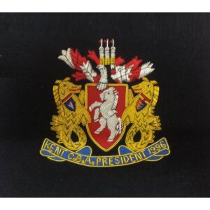Hand Embroidered Kent CBA President Badge