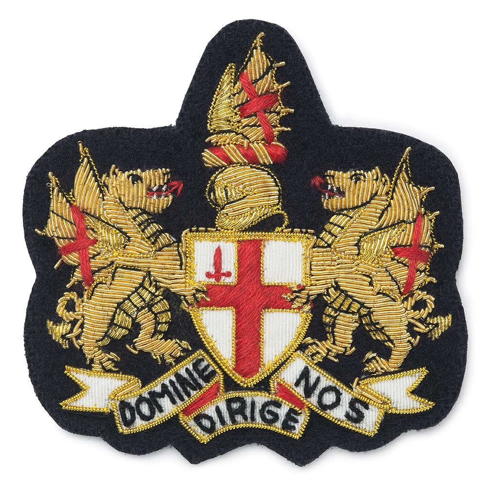 The City Of London Blazer Badge Hand Embroidered