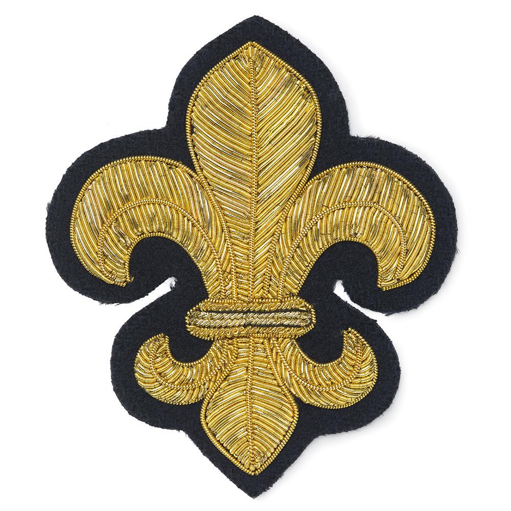 The Fleur De Lys Blazer Badge Bullion Wired
