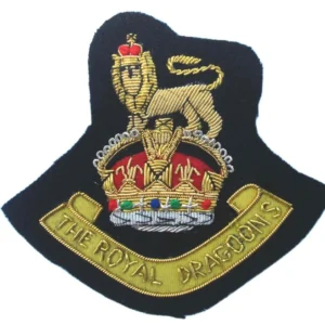 1st Royal Dragoons, Blazer Badge Wire Bullion