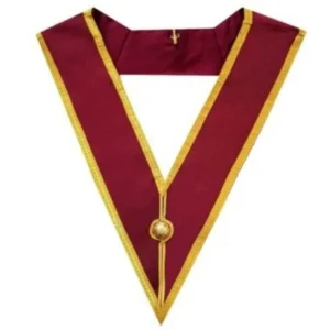 ROYAL & SELECT MASTERS GRAND COUNCIL OFFICERS COLLAR LAMBSKIN LEATHER *TOP TIER*
