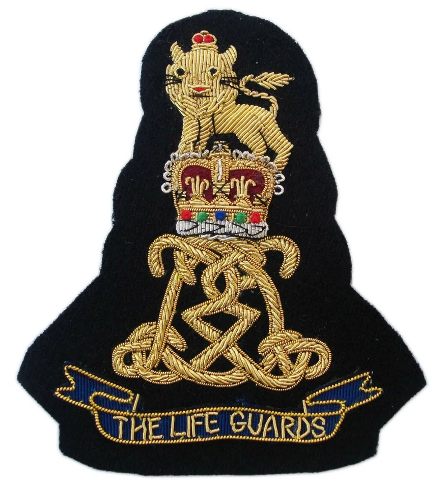 25th Dragoons Regiment, Blazer Badge Wire Bullion