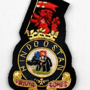 Duke of Wellington Hindoostan, Blazer Badge Wire Bullion, LI-EMB-0040