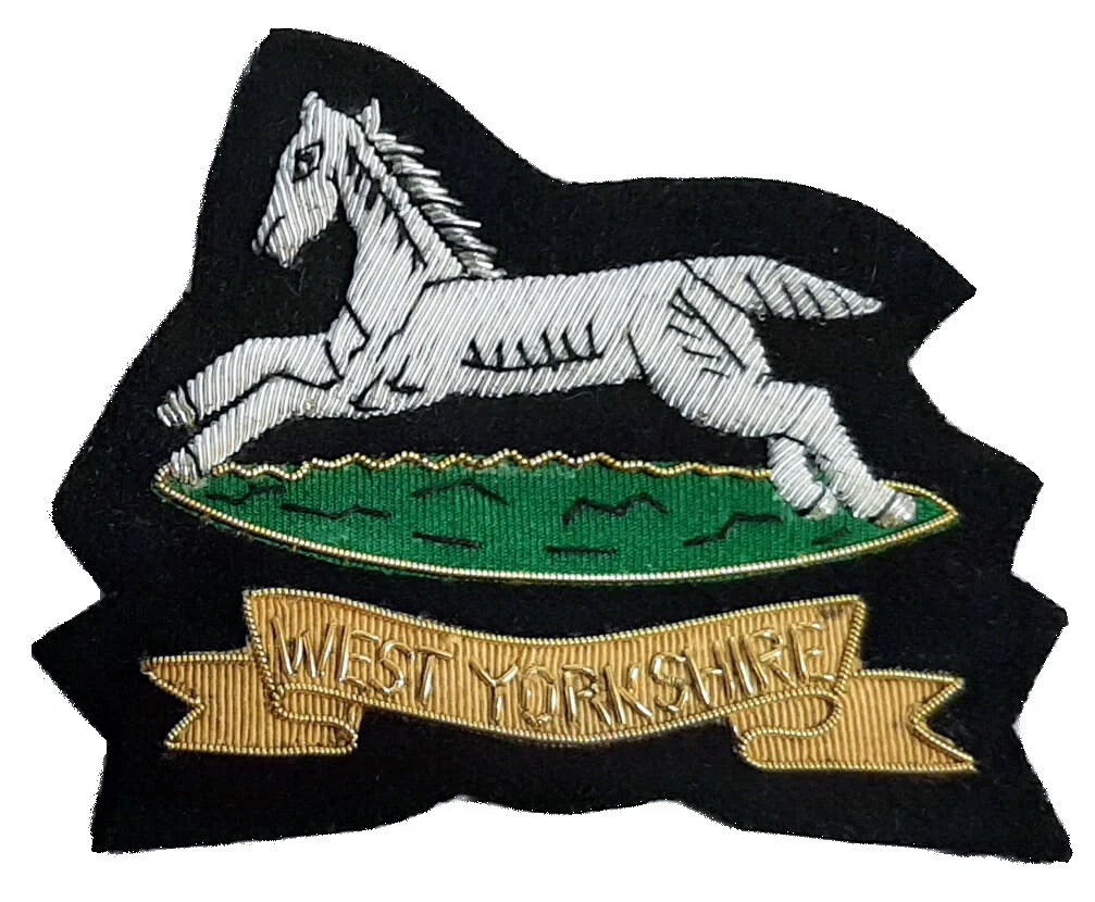 West Yorkshire Regiment, Blazer Badge Wire Bullion, LI-EMB-WYR